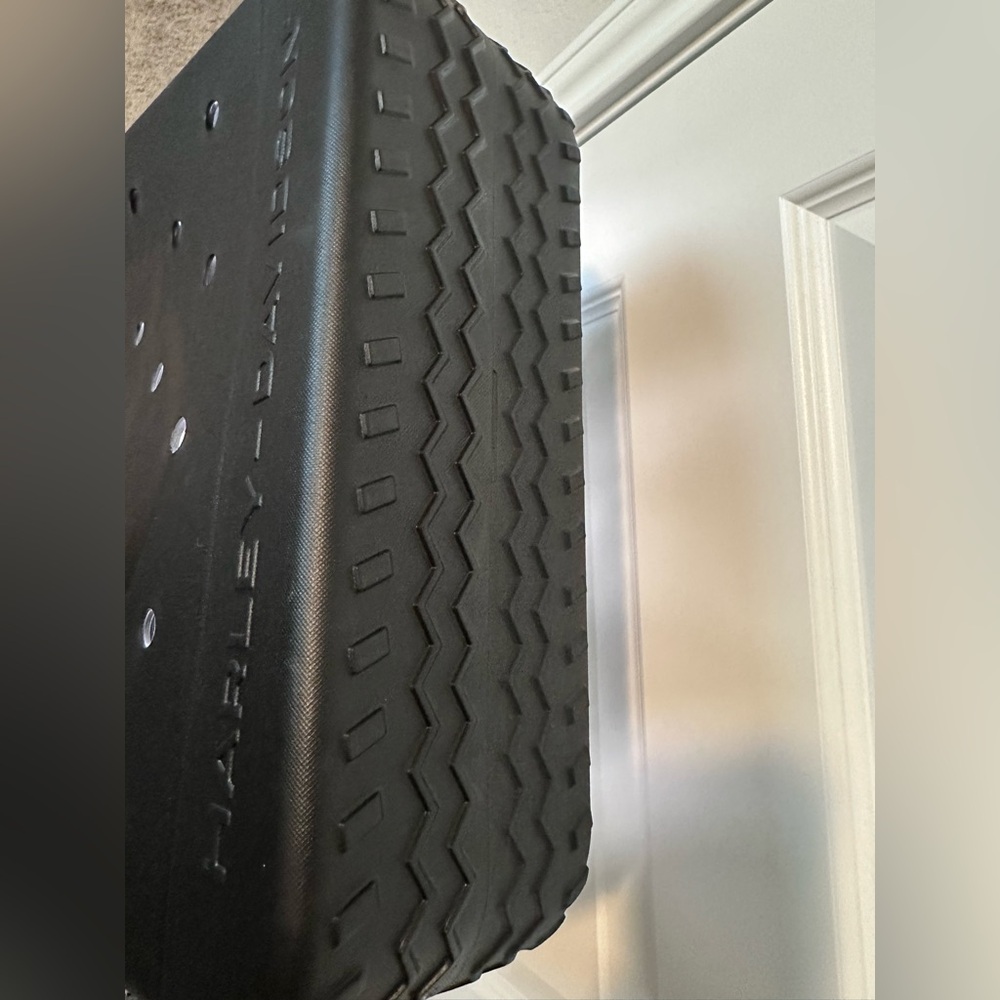 Harley-Davidson Black Perforated Tote with Logo - Picture 3 of 9